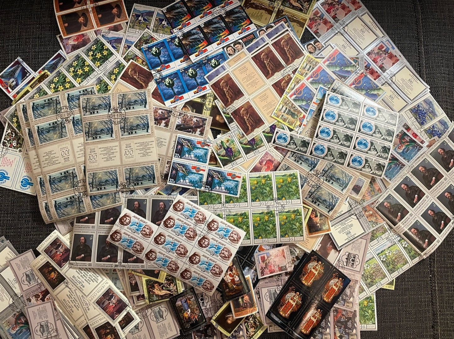 Soviet Postage Stamps, Mystery Pack Old Colorful Stamps!